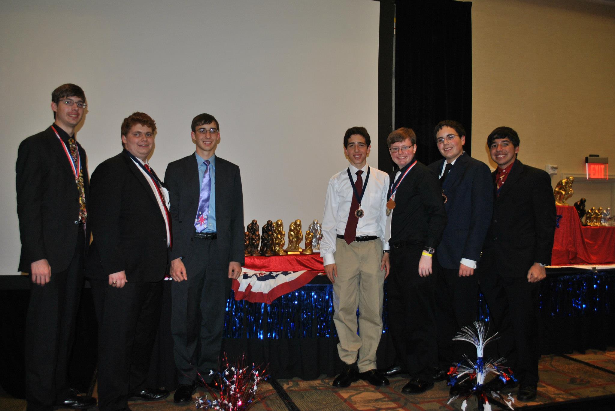2013 Academic Games team in Charlotte, NC, at the AGLOA National Tournament