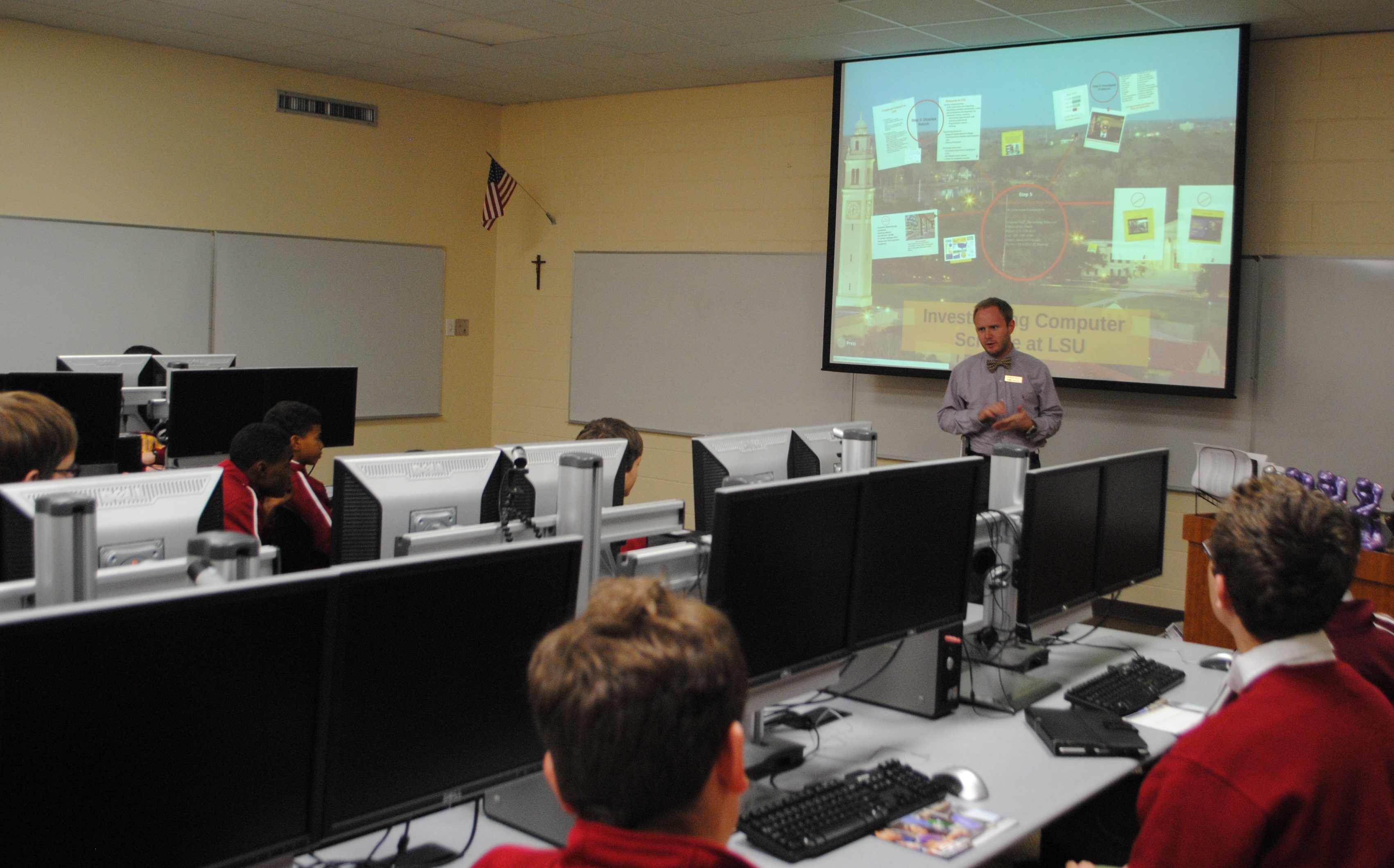 Guest Speaker Talks about LSU Engineering