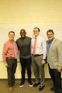 l to r: Ryan Nocito '06, Donald Jones '05, Michael Lynn '04, & David Joyner 