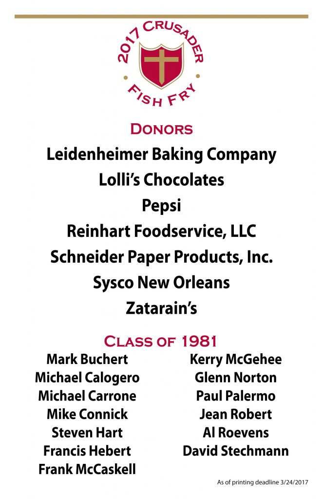 Fish Fry Sponsors