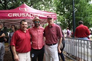 l to r: Kenny Spellman '84, K.C. O’Rorke ’04, and John Devlin