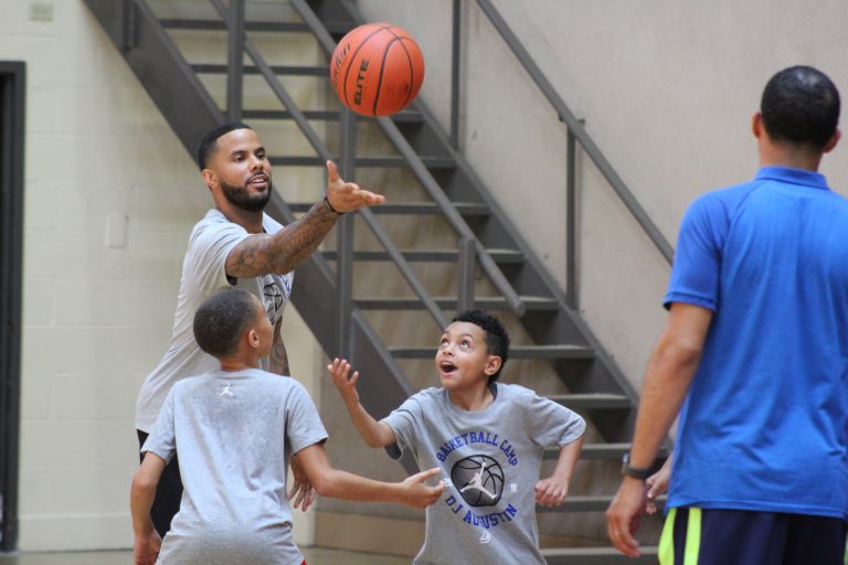 DJ Augustin ’06 Shares His Passion for Basketball at Camp