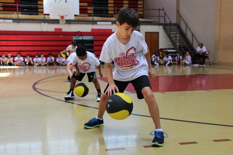 Crusader Campers Enjoy Basketball Camp