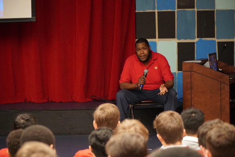 Great Read: English Classes Hear from Mardi Gras Indian
