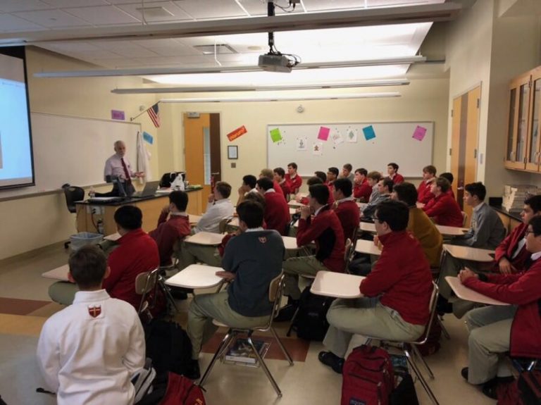 Dr. James Lange ’64 SA Speaks to Excalibur Club
