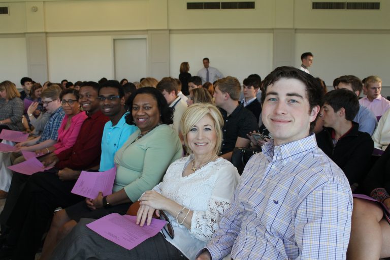 Class of 2019 Enjoys Annual Mother-Son Prayer Service & Dinner