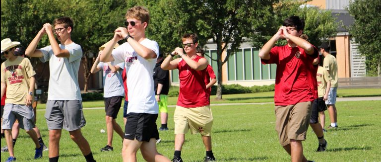 Crusader Band Preps for 2019-2020 Seasons at Band Camp