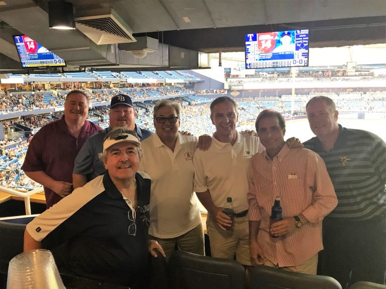 Alumni Take on the Tampa Bay Rays Baseball Game