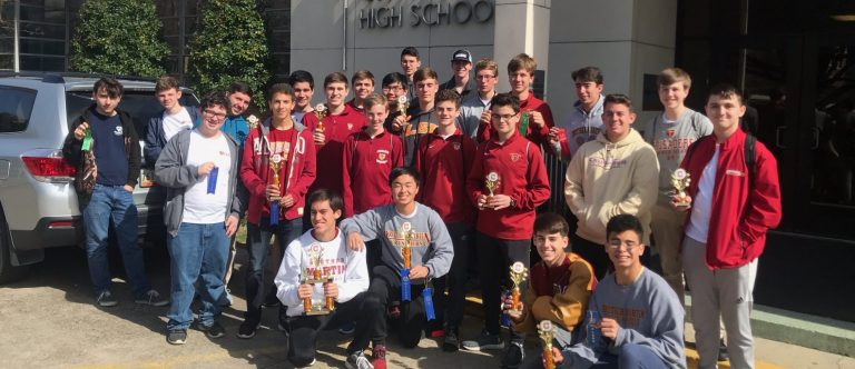 Mu Alpha Theta Sweeps 2nd Place at Catholic High Tournament