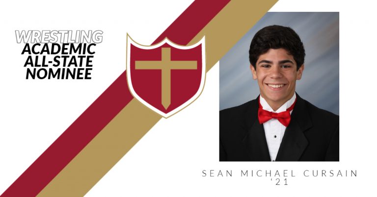 Sean Michael Cursain ’21 Nominated for Wrestling Academic All-State