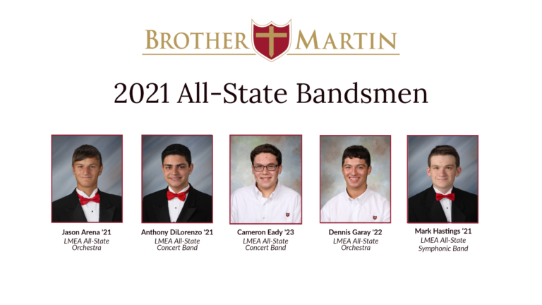 Crusader Bandsmen Named to 2021 All-State Band