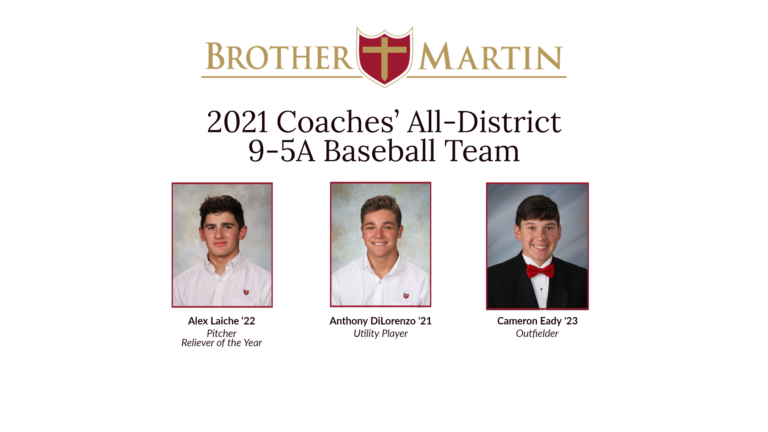 Crusader Baseball Players Earn a Spot on Coaches’ 2021 All-District 9-5A Baseball Team