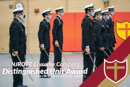 NJROTC Crusader Company Earns Distinguished Unit Award for Sixth Consecutive Year