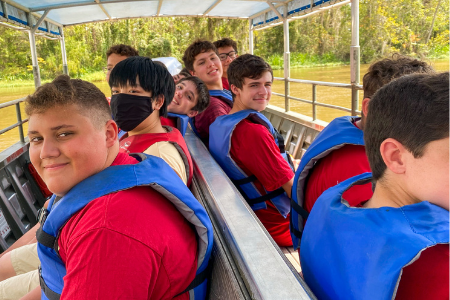 Living on the Edge: Brother Martin Classes Explore Coastal Land Loss in Southeastern Louisiana