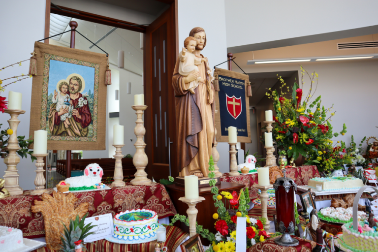 Brother Martin High School Continues St. Joseph’s Day Altar Tradition