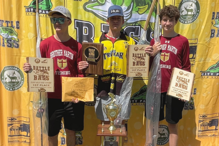 Crusader Anglers Reel in First Place Trophy at Big Bass Rodeo