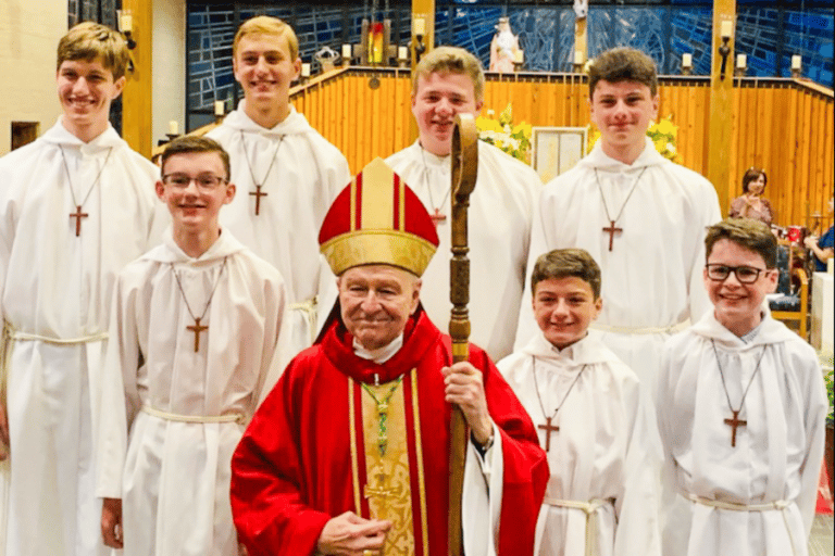 Brother Martin Crusaders Serve at the Altar of the Lord