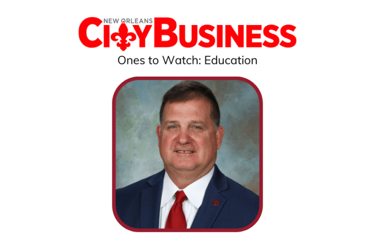 Mark Wisniewski Recognized as ‘Ones to Watch: Education’ by New Orleans CityBusiness