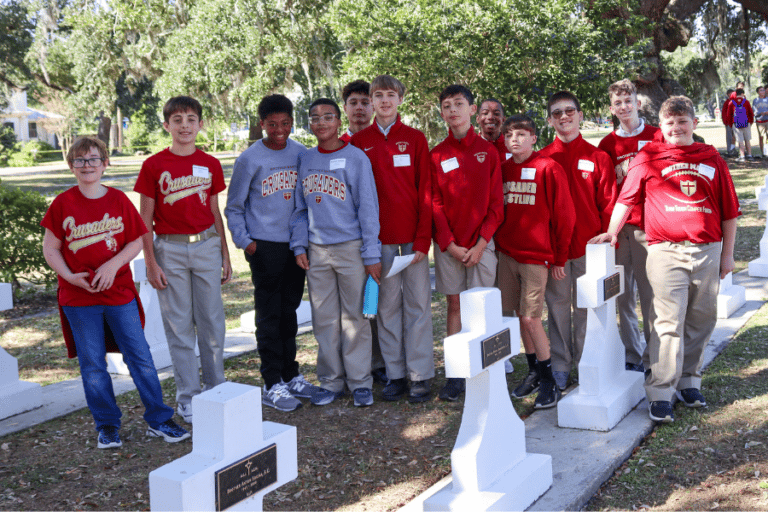 8th and 9th Grade Crusaders Take Part in a Day of Reflection