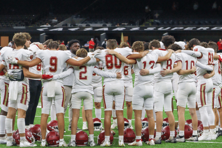 Brother Martin Football Competes at the Dome During 2022 State Championship