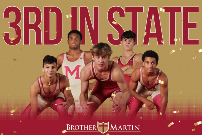Brother Martin Wrestling Places Third in State Championships