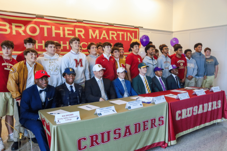 WGNO: “Brother Martin holds ceremony for 7 football signees on National Signing Day”