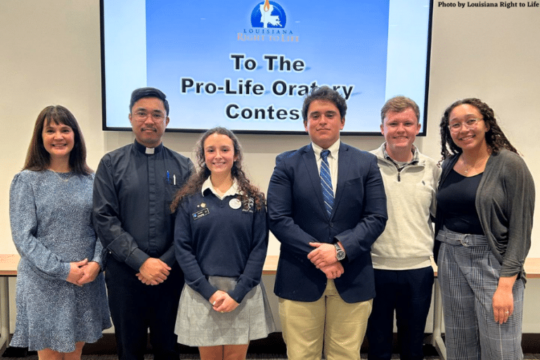 Brother Martin Senior Wins Right to Life Oratory Contest