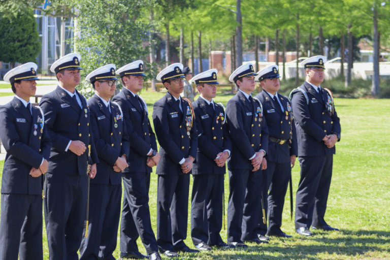 The Brother Martin NJROTC “Relieves the Watch,” 2023 Change of Command