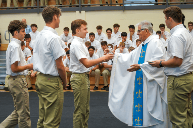 Brother Martin Community Gathers for Feast of the Assumption Liturgy