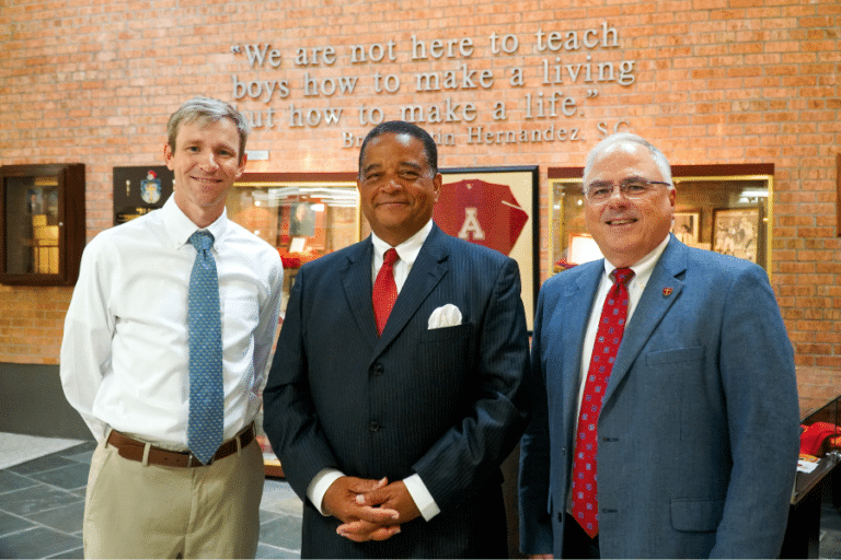 Councilman Green Visits Brother Martin High School