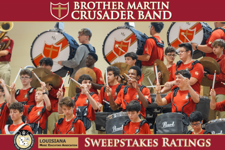 Brother Martin Band Receives Sweepstakes Rating at LMEA Assessment