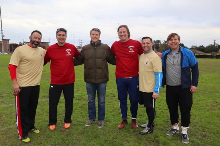 Crusader Soccer Celebration