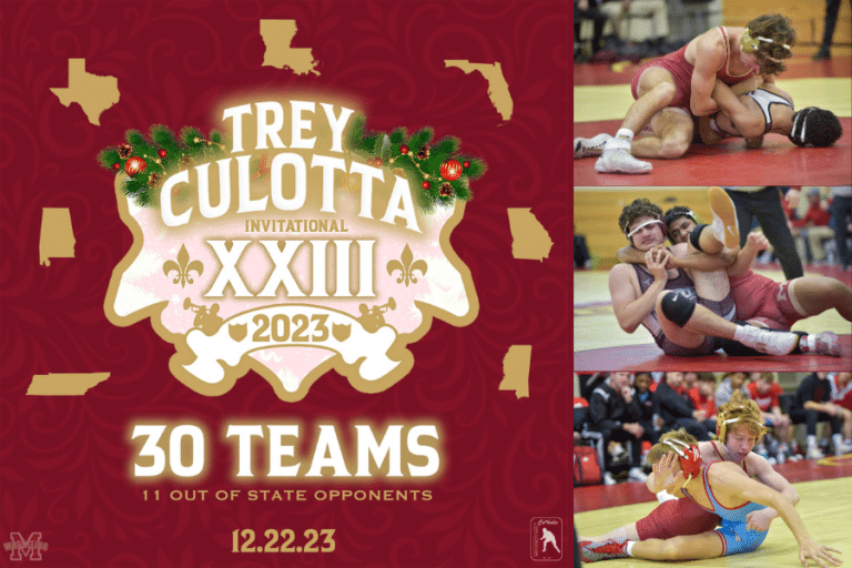 Brother Martin Wrestling to 2023 Host Trey Culotta Invitational