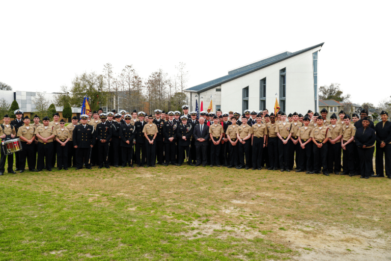 Brother Martin NJROTC’s 2024 Military Inspection