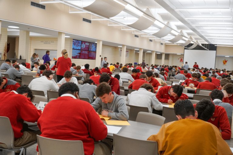 Brother Martin Crusaders Participate in Sophomore Writing Assessment
