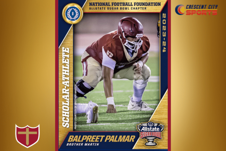 Brother Martin Senior Receives 2024 Allstate Sugar Bowl Student Athlete Award