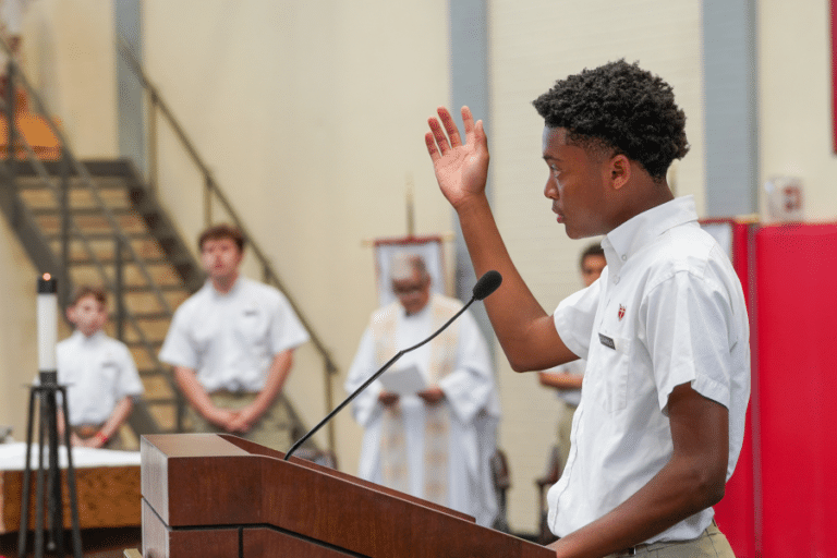 Brother Martin Celebrates 2024 Easter Liturgy, Acknowledges Alumnus of the Year and Retiring Faculty