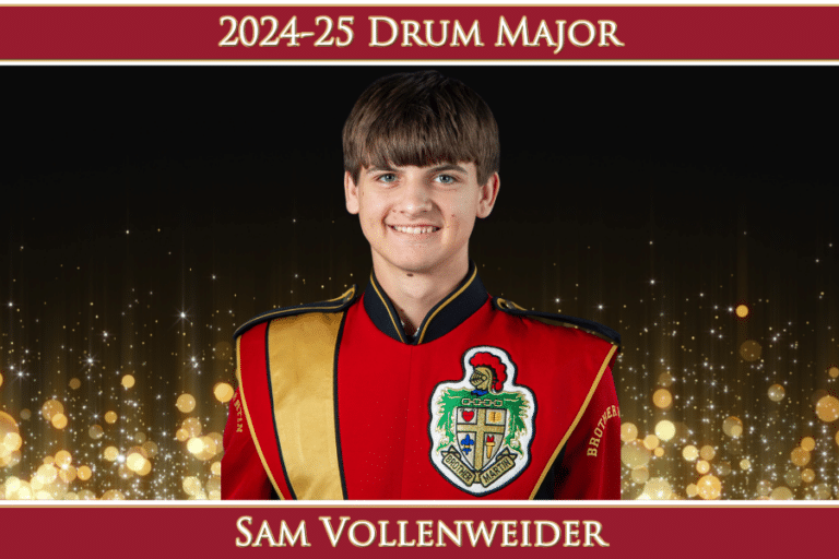 Drumroll Please for Our 2024-25 Crusader Band Drum Major