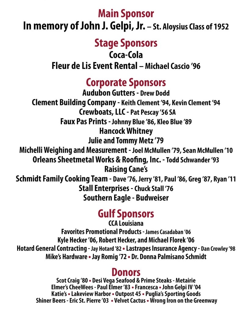 Fishing Rodeo Sponsors