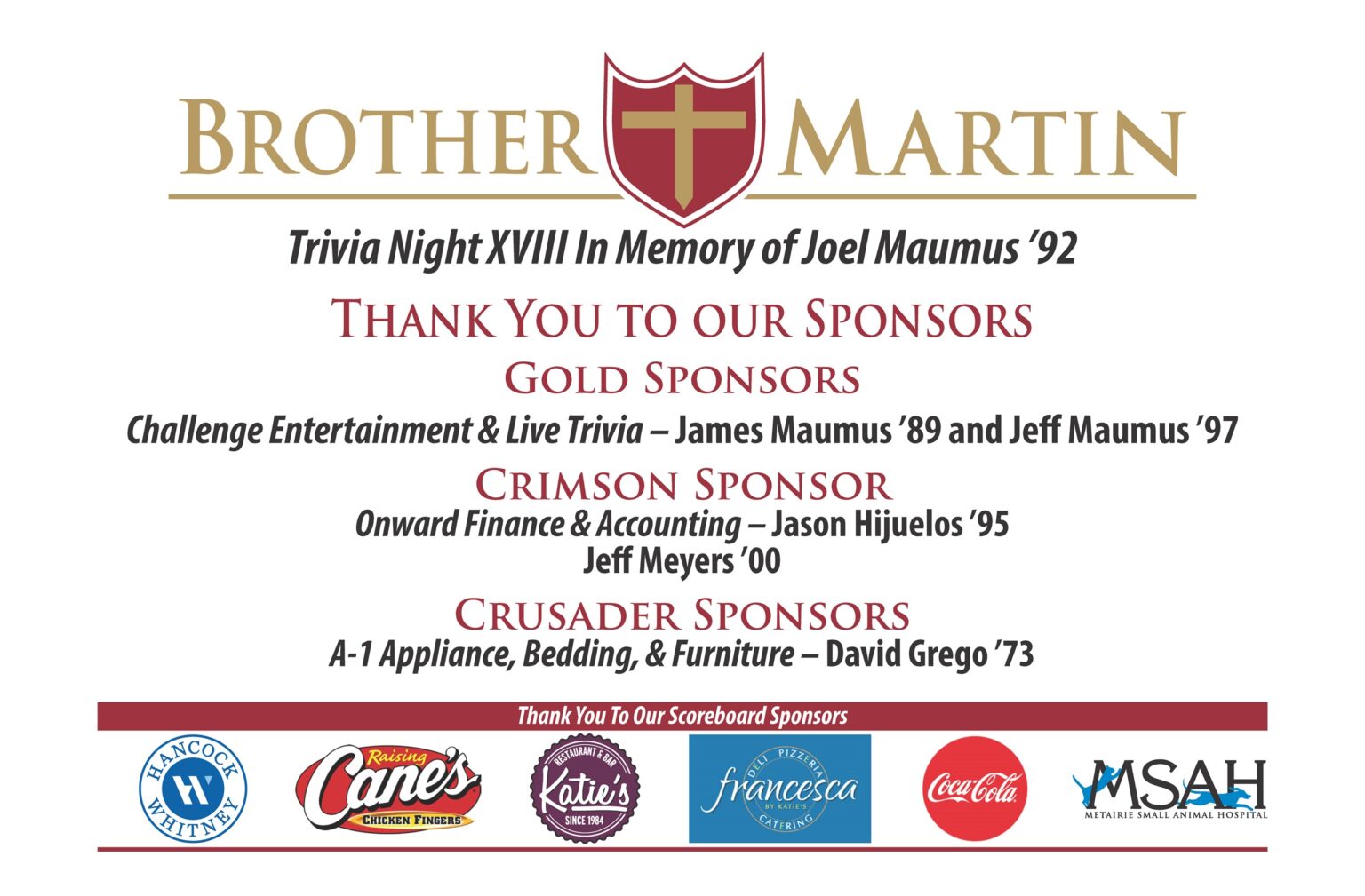 Sponsors