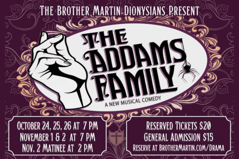 Tickets for the Brother Martin Dionysians’ Addams Family Musical Are on Sale!