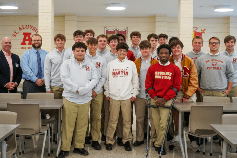 Brother Martin Seniors Visited by U.S. Army Corps of Engineers