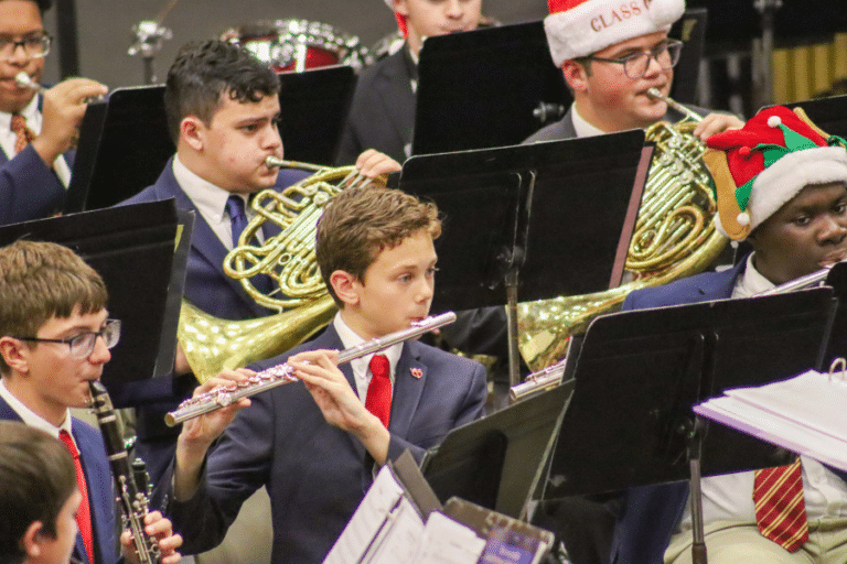 “Holiday Bells Are Ringing” at Brother Martin Band’s 2024 Christmas Concert