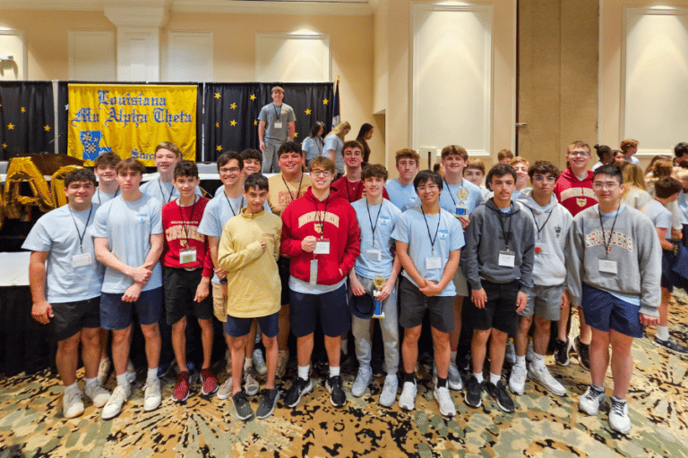 Brother Martin Mu Alpha Theta Competes in 2025 Louisiana State Convention