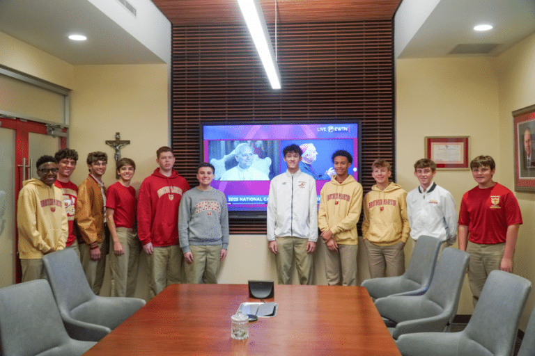 Brother Martin Students Hear Pope Leo XIV’s National Catholic Youth Conference Dialogue