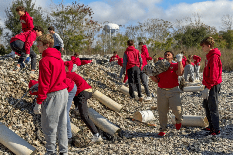 Brother Martin Crusaders Participate in 2025 Coalition to Restore Coastal Louisiana Project