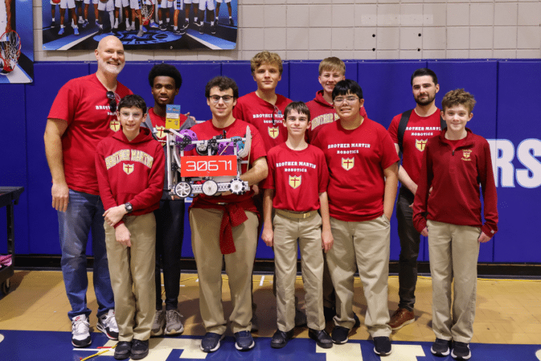 Brother Martin Robotics Finishes Second in Northshore High Qualifier